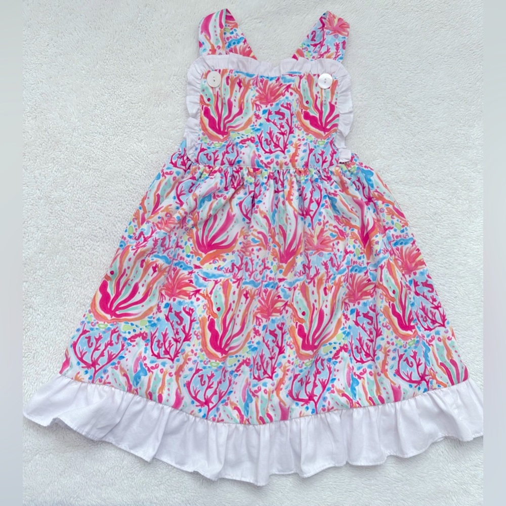 Coral dress 4t